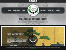 Tablet Screenshot of antiquesyoungguns.com